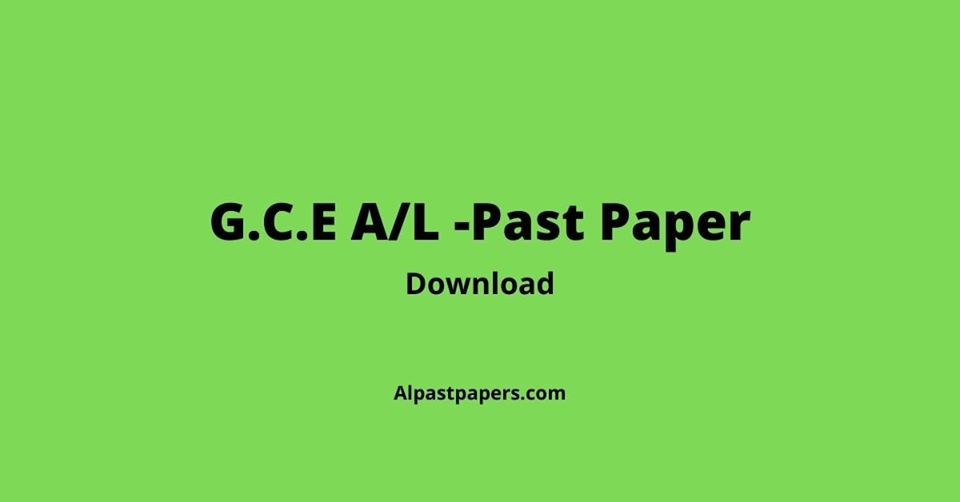2019 General English Past Paper
