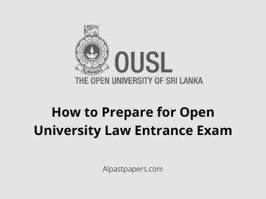 How to Prepare for Open University Law Entrance Exam