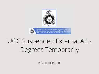 UGC Suspended External Arts Degrees Temporarily