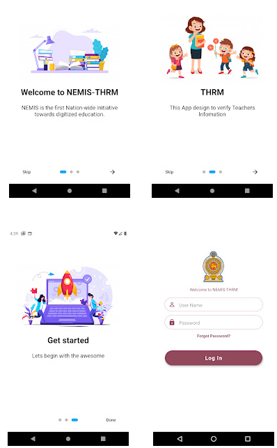 NEMIS App Screen