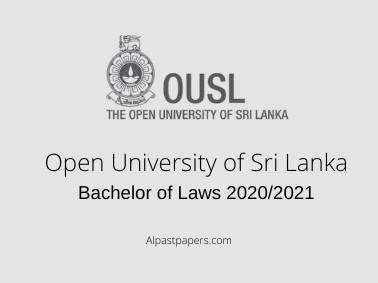 open university of Sri lanka llb 2020 Entrance exam